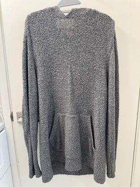 Vintage JackThreads knit hoodie in heather gray